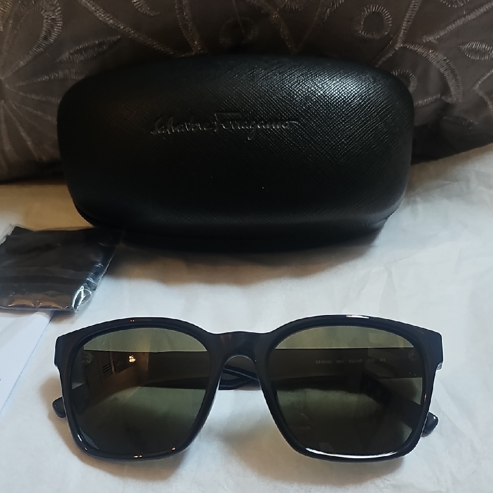 Salvatore Ferragamo Dark Sunglasses with Case